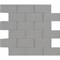 Msi Oyster Gray Subway 11.81" X 11.81" Glass Mesh-Mounted Mosaic Tile, 10PK ZOR-MD-0484 - alternate 3
